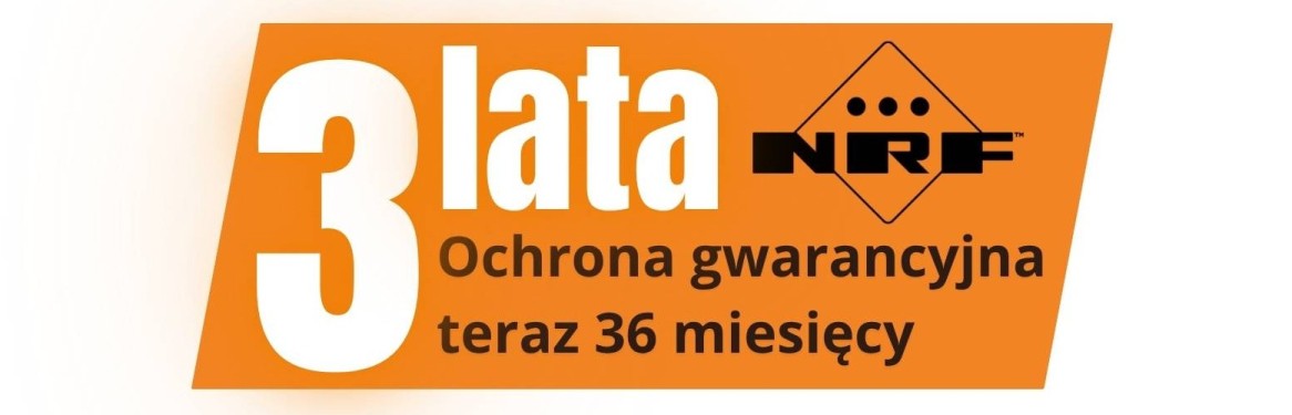 Gwarancja NRF teraz na 3 lata!